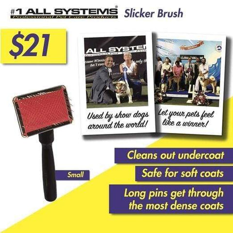 #1 All Systems #1 All Systems Small Pet Slicker Brush Grooming & Hygiene
