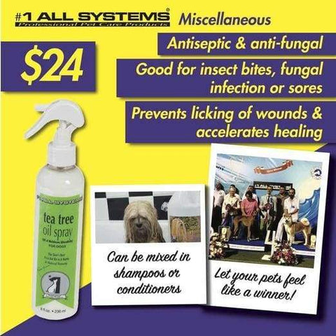 #1 All Systems #1 All Systems Tea Tree Oil Pet Spray Grooming & Hygiene