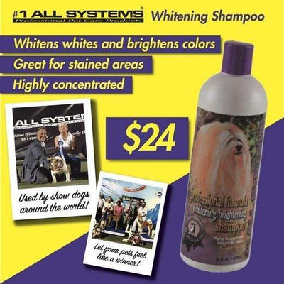 #1 All Systems #1 All Systems Professional Whitening Shampoo Grooming & Hygiene
