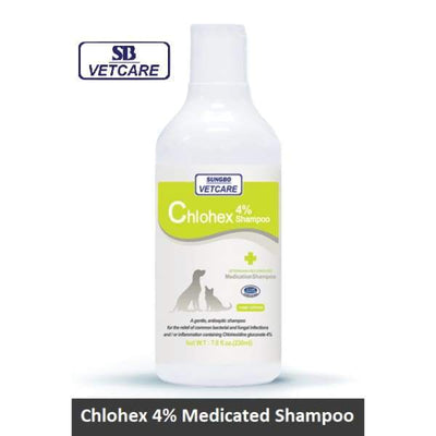 Sungbo Chlohex 4% Medicated Shampoo 230ml / 500ml Grooming & Hygiene