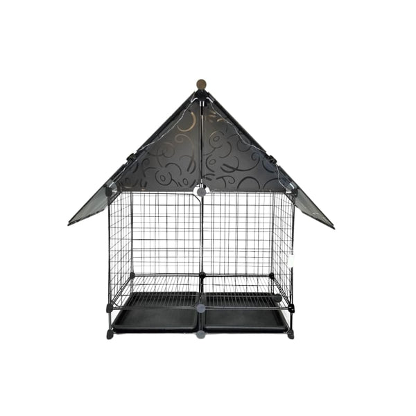 Aa Pet Aa Pet Bungalow House for Dogs Black Dog Accessories