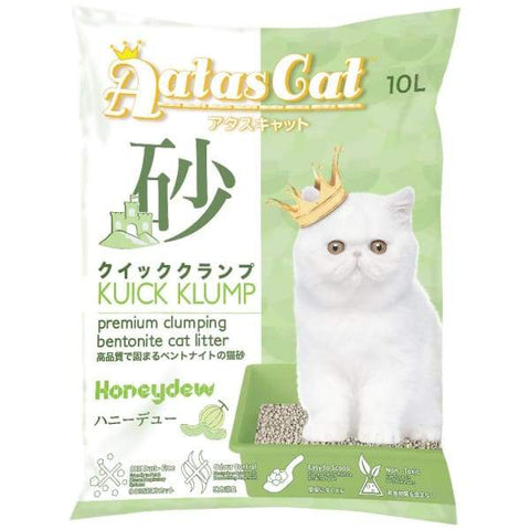 Aatas Cat Aatas Cat Kuick Klump Bentonite Cat Litter Honeydew 10L Cat Litter & Accessories