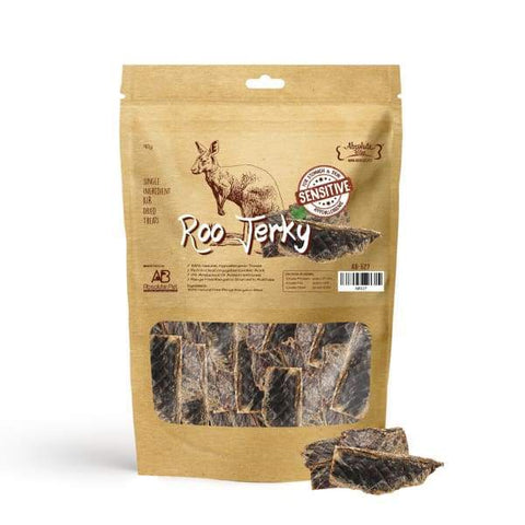 Absolute Bites [3 For $29] Absolute Bites Roo Jerky Air Dried Dog & Cat Treats 90g Dog Food & Treats
