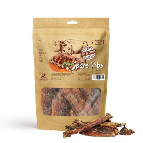 Absolute Bites [3 for $29] Absolute Bites Air Dried Veal Spare Ribs Dog Treats 90g Dog Food & Treats