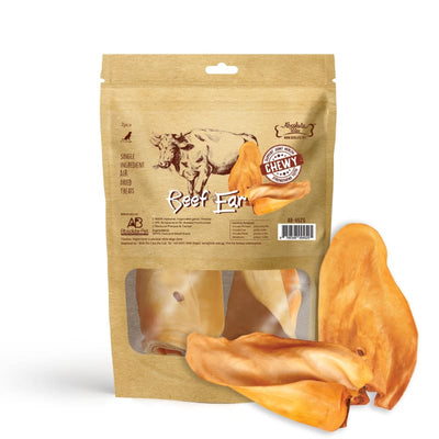 Absolute Bites [33% OFF] Absolute Bites Beef Ear Single Ingredient Dog Chew 2pcs Dog Food & Treats