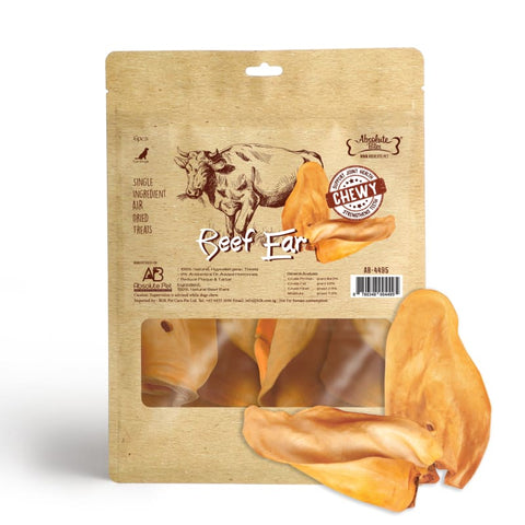 Absolute Bites [31% OFF] Absolute Bites Beef Ear Single Ingredient Dog Chew 6pcs Dog Food & Treats