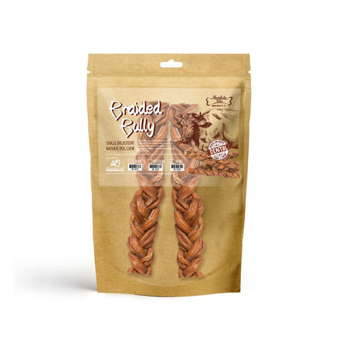 Absolute Bites Absolute Bites Braided Bully Stick Dog Chew (2 Sizes) Dog Food & Treats