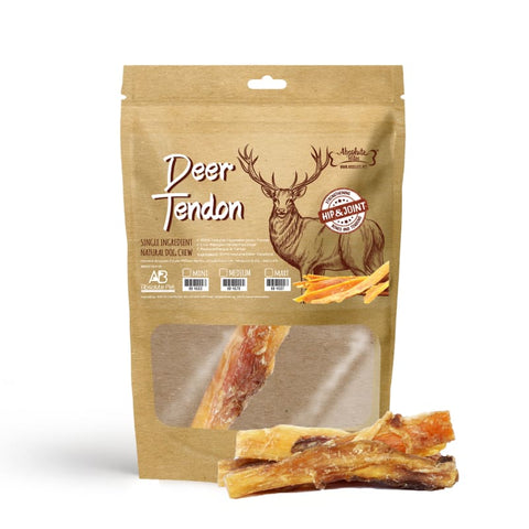 Absolute Bites [34% OFF] Absolute Bites Deer Tendon Dog Chew (3 Sizes) Dog Food & Treats