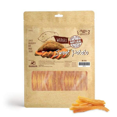 Absolute Bites Absolute Bites Air Dried Sweet Potato Wedges Dog Treats 1kg Dog Food & Treats