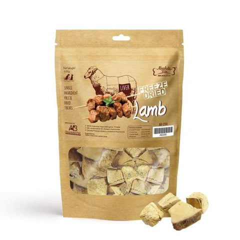 Absolute Bites [3 for $29] Absolute Bites Freeze Dried Lamb Dog & Cat Treat 100g Dog Food & Treats