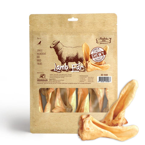 Absolute Bites [31% OFF] Absolute Bites Lamb Ear Single Ingredient Dog Chew 8pcs Dog Food & Treats