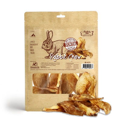 Absolute Bites [31% OFF] Absolute Bites Rabbit Chew Air Dried Dog & Cat Treats 150g Dog Food & Treats