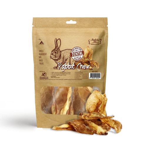 Absolute Bites [33% OFF] Absolute Bites Rabbit Chew Air Dried Dog & Cat Treats 40g Dog Food & Treats
