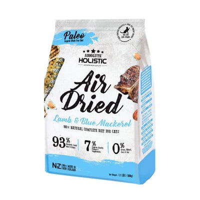 Absolute Holistic Absolute Holistic Blue Mackerel & Lamb Air Dried Cat Food 500g Cat Food & Treats