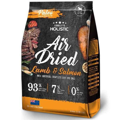 Absolute Holistic [3 for $129] Absolute Holistic Air Dried Lamb & Salmon Dog Food 1kg Dog Food & Treats
