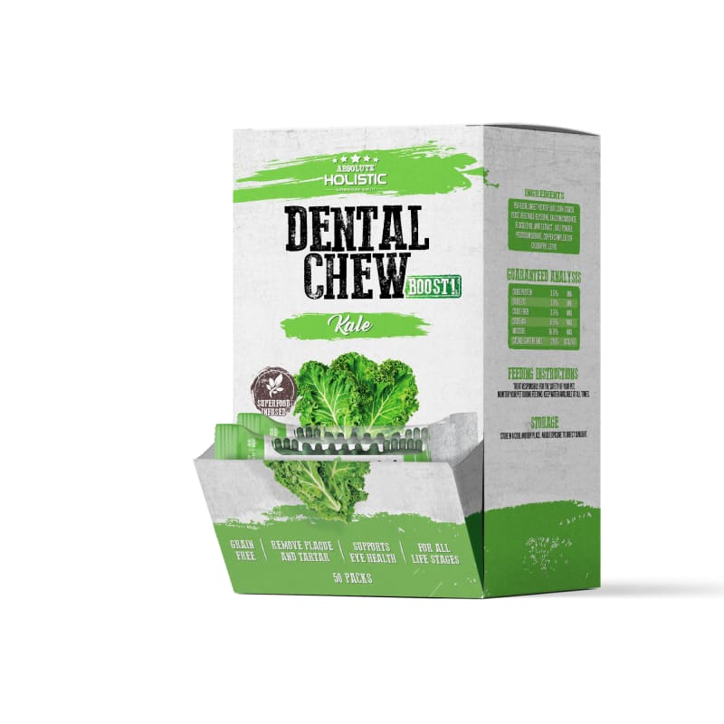 Absolute Holistic Absolute Holistic Boost Kale Dental Dog Chew 4 Inch (25g) Dog Food & Treats