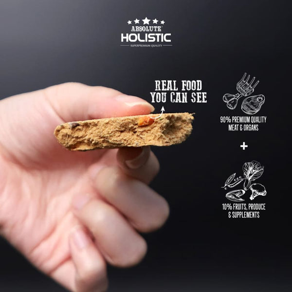 Absolute Holistic [2 FOR $88 | 37% OFF] Absolute Holistic Chicken Freeze Dried Raw Dog Food 14oz Dog Food & Treats