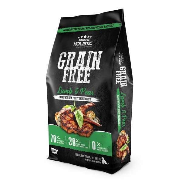 Absolute Holistic [Expo Deal $39 OFF*] Absolute Holistic Grain Free Lamb & Peas Dry Dog Food Dog Food & Treats