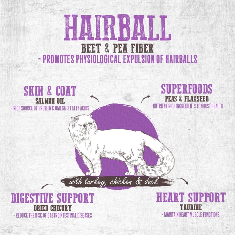 Absolute Holistic [UP TO 36% OFF] Absolute Holistic Hairball Grain-free Dry Cat Food (2 Sizes) Cat Food & Treats