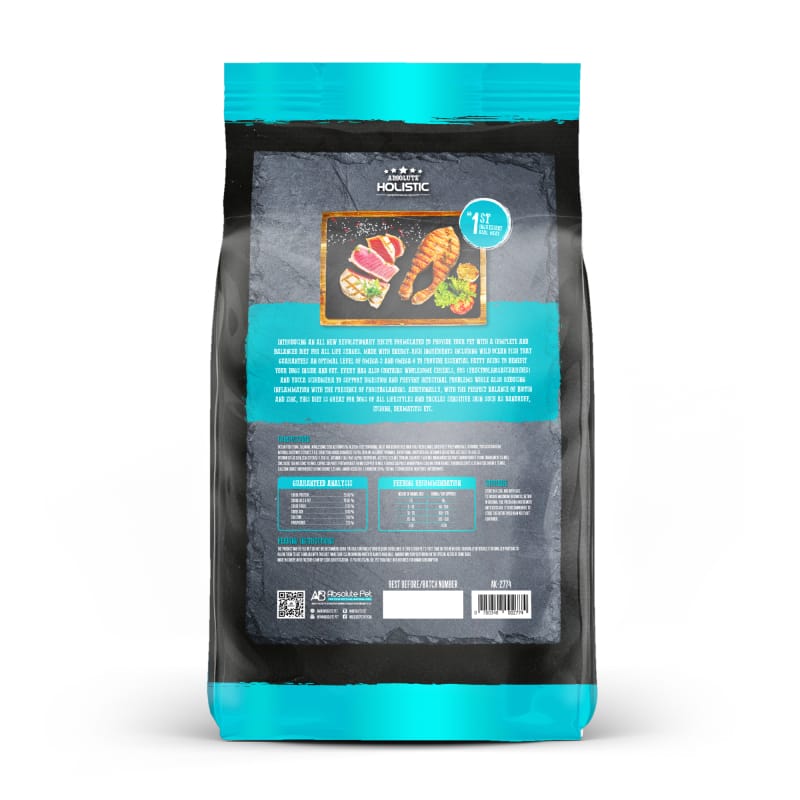 Absolute Holistic [UP TO 31% OFF] Absolute Holistic Kibbles In The Bag Tuna & Salmon Dry Dog Food (2 Sizes) Dog Food & Treats