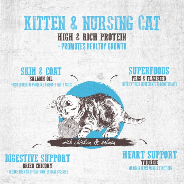 Absolute Holistic [UP TO 36% OFF] Absolute Holistic Kitten Grain-free Dry Cat Food (2 Sizes) Cat Food & Treats