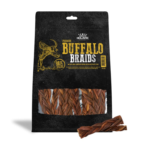 Absolute Holistic Absolute Holistic Premier Buffalo Braids Dog Chew 200g Dog Food & Treats