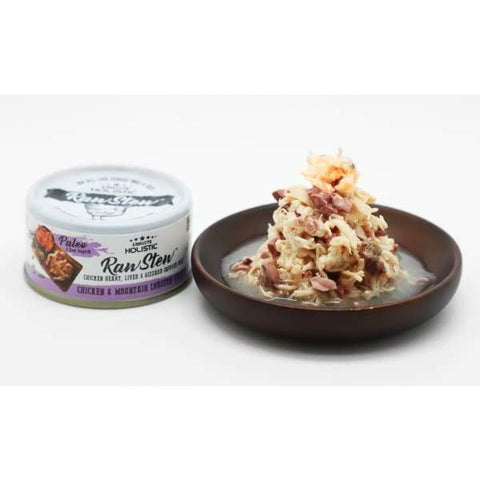 Absolute Holistic Absolute Holistic Raw Stew Chicken & Mountain Lobster Canned Dog & Cat Food 80g Dog Food & Treats