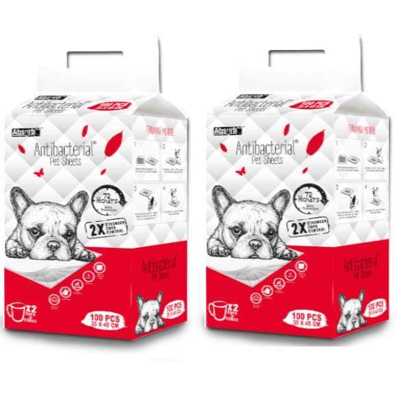 Absorb Plus [BUNDLE DEAL!] Absorb Plus Anti Bacterial Pet Sheets Grooming & Hygiene