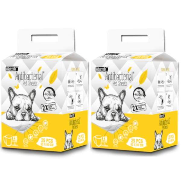 Absorb Plus [BUNDLE DEAL!] Absorb Plus Anti Bacterial Pet Sheets Grooming & Hygiene