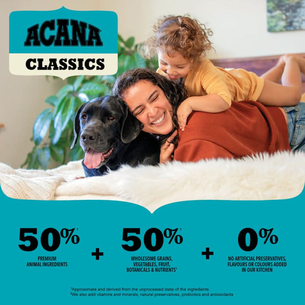 ACANA [33% OFF] ACANA CLASSICS Wild Coast Dry Dog Food (2 Sizes) Dog Food & Treats