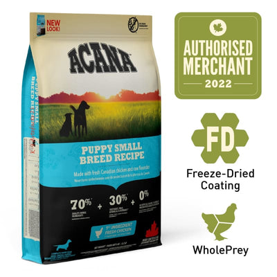 ACANA [33% OFF] ACANA Heritage Puppy Small Breed Dry Dog Food (2 Sizes) Dog Food & Treats