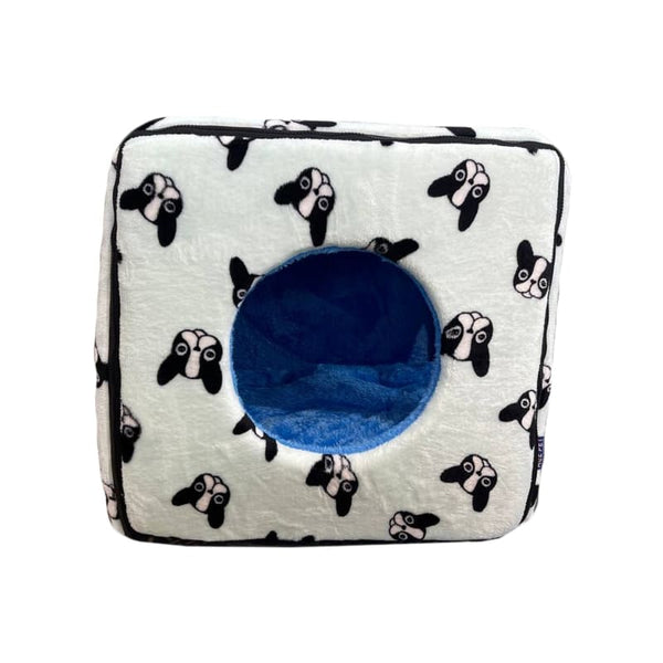 ACE PET ACE PET Boston Powder Blue Furry Cosy Dog Bed Dog Accessories