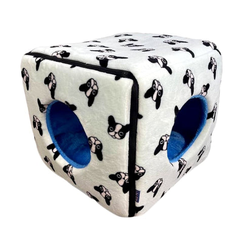 ACE PET ACE PET Boston Powder Blue Furry Cosy Dog Bed Dog Accessories