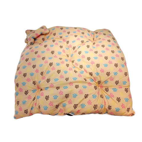 ACE PET ACE PET Colourful Paws Light Brown Slumberland Dog Bed (2 Sizes) Dog Accessories