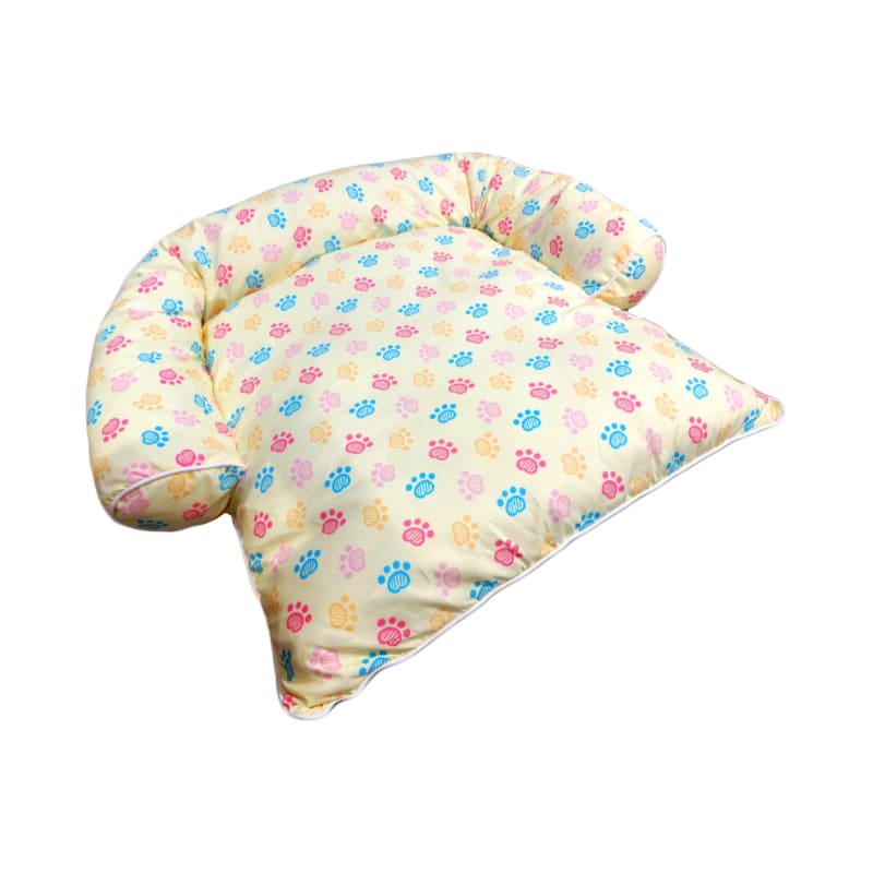 ACE PET ACE PET Colourful Paws Yellow Non-Fur Empress Dog Bed Dog Accessories