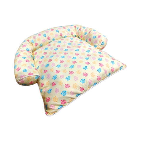 ACE PET ACE PET Colourful Paws Yellow Non-Fur Empress Dog Bed Dog Accessories