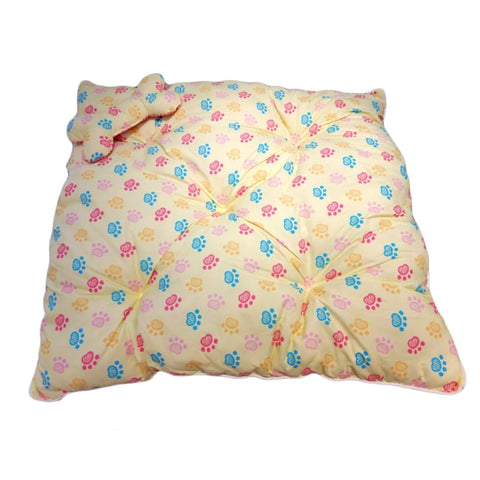 ACE PET ACE PET Colourful Paws Yellow Slumberland Dog Bed (2 Sizes) Dog Accessories