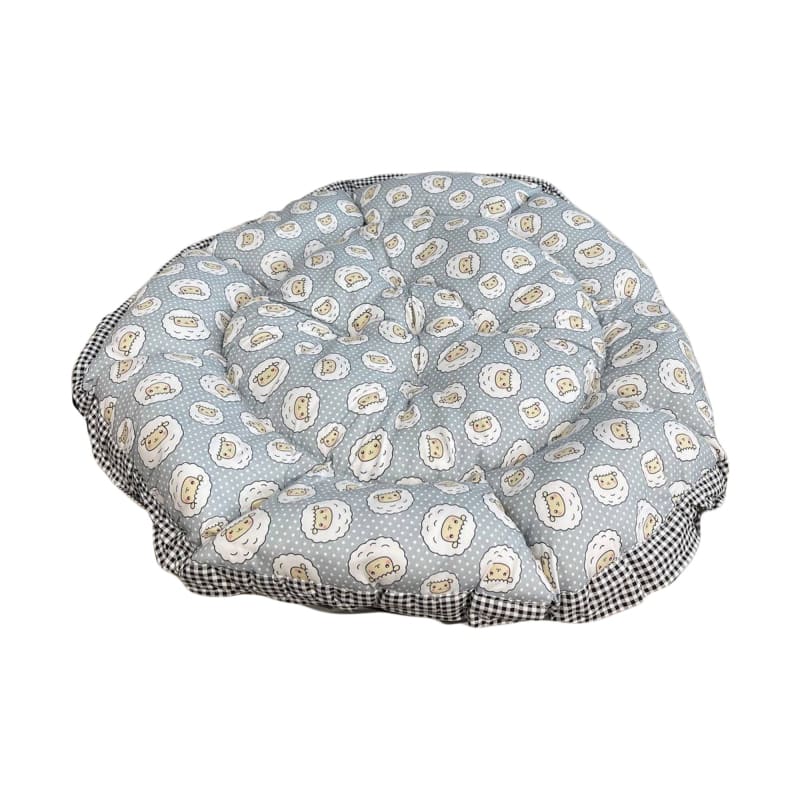 ACE PET ACE PET Counting Sheeps Grey Cupcake Dog Bed (2 Sizes) Dog Accessories