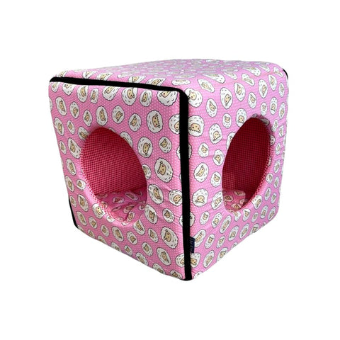 ACE PET ACE PET Counting Sheeps Pink Non-Fur Cosy Dog Bed Dog Accessories