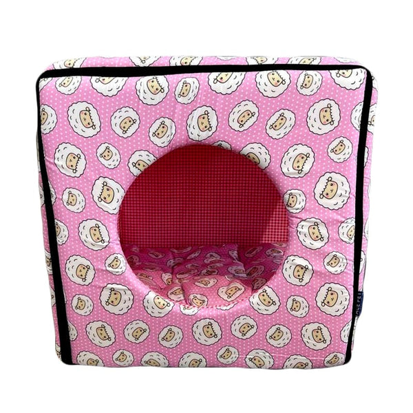 ACE PET ACE PET Counting Sheeps Pink Non-Fur Cosy Dog Bed Dog Accessories