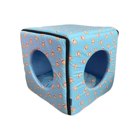 ACE PET ACE PET Dog Blue Non-Fur Cosy Dog Bed Dog Accessories