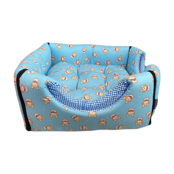 ACE PET ACE PET Dog Blue Non-Fur Cosy Dog Bed Dog Accessories