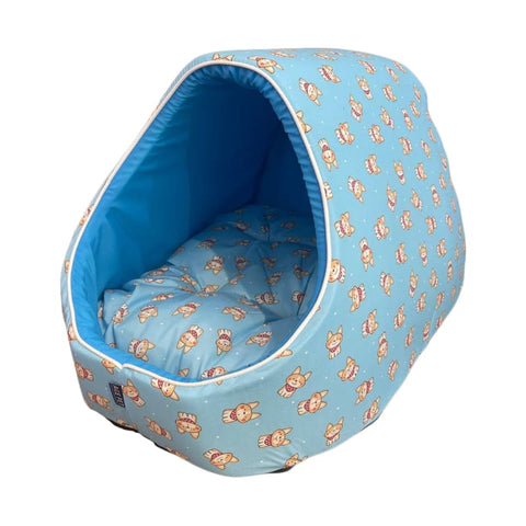 ACE PET ACE PET Dog Blue Igloo Dog Bed Dog Accessories