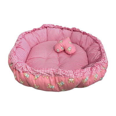 ACE PET ACE PET Dog Pink Cupcake Dog Bed (2 Sizes) Dog Accessories