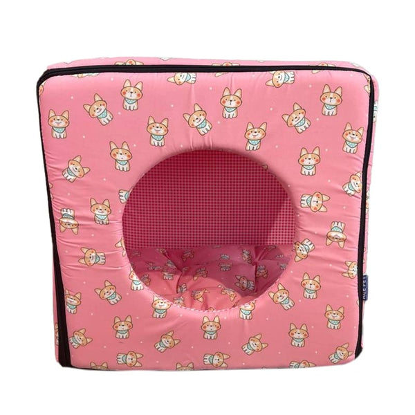 ACE PET ACE PET Dog Pink Non-Fur Cosy Dog Bed Dog Accessories