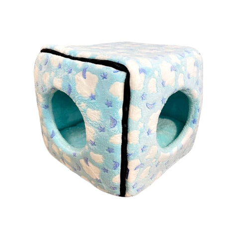 ACE PET ACE PET Lovely Sky Blue Furry Cosy Dog Bed Dog Accessories