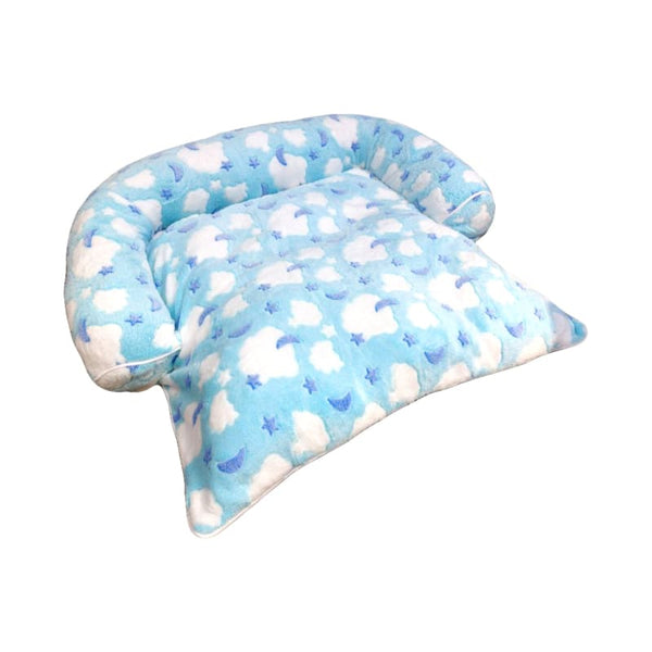 ACE PET ACE PET Lovely Sky Blue Furry Empress Dog Bed Dog Accessories