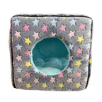 ACE PET ACE PET Loving Star Grey Furry Cosy Dog Bed Dog Accessories