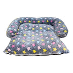 ACE PET ACE PET Loving Star Grey Furry Empress Dog Bed Dog Accessories