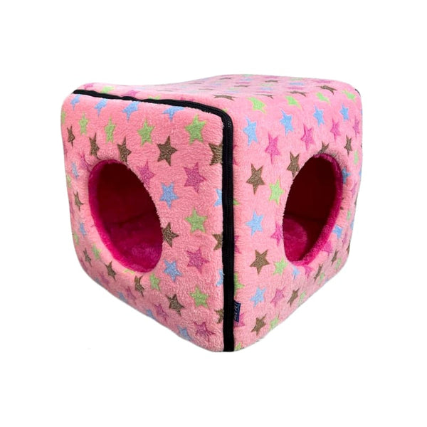 ACE PET ACE PET Loving Star Pink Furry Cosy Dog Bed Dog Accessories